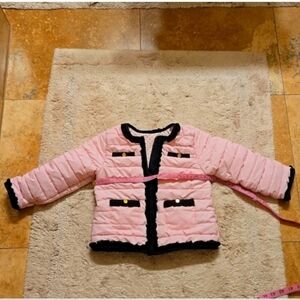 Kate spade kids pink coat size 4